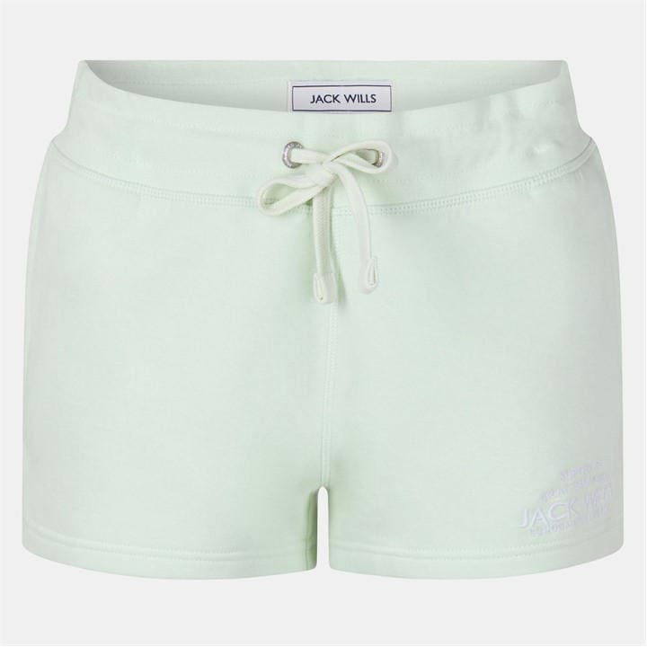 Jack Wills Women's Green Bea Sweatshorts in Size 14, Sports Direct