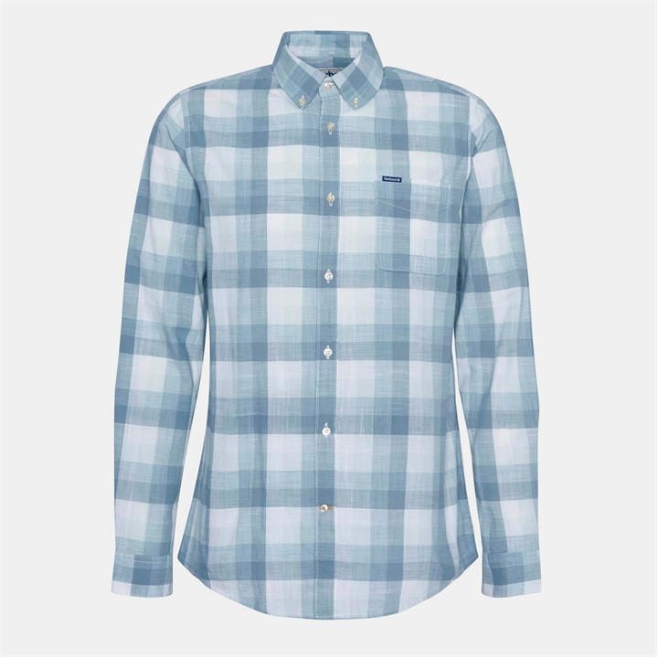 Barbour Men's Blue Hillroad Shirt in Size XL, Sports Direct