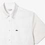 WHITE - Lacoste - Mens Regular Fit Short Sleeved Oxford Shirt