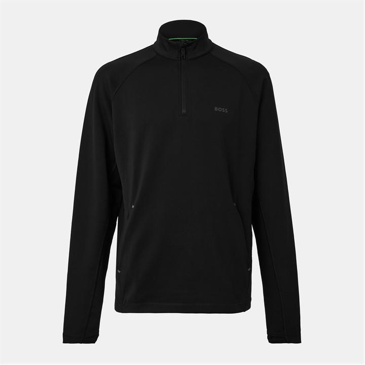 Boss Men's Black Hbg Quarter-Zip Fleece in Size XL, Sports Direct