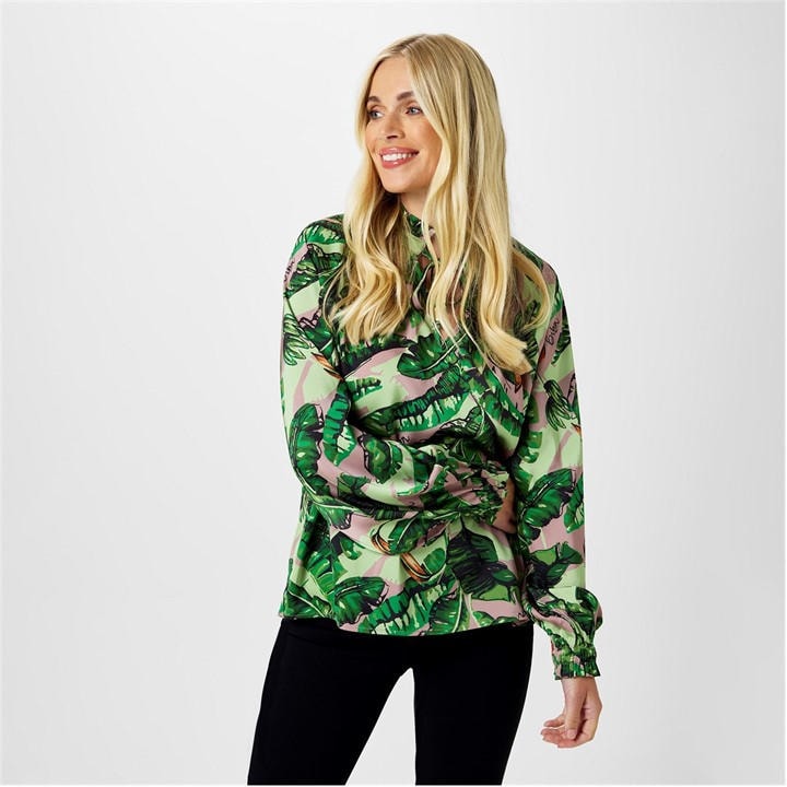 Biba Women's  Ruffle Collar Blouse in Size 10, Sports Direct