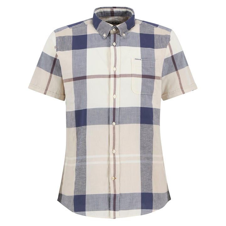 Barbour Men's  Douglas Short Sleeve Shirt in Size XL, Sports Direct