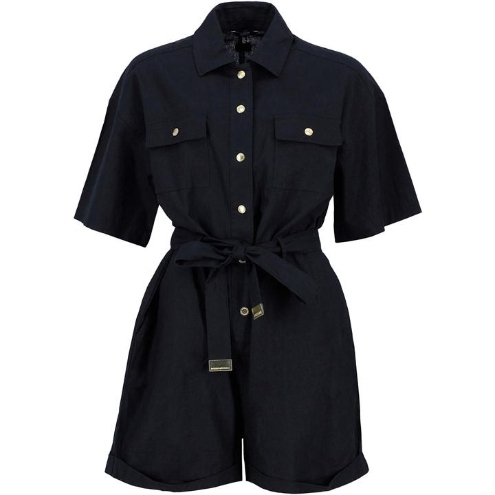 International  Women's  Priya Playsuit, Football by Barbour  in Size 8, Sports Direct