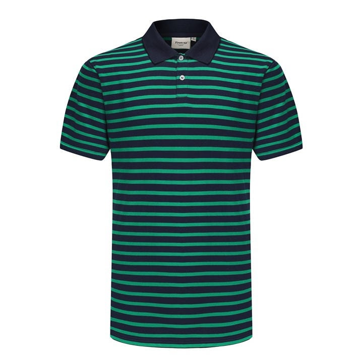 Firetrap Men' Red Classic Striped Polo in Size S, Sports Direct