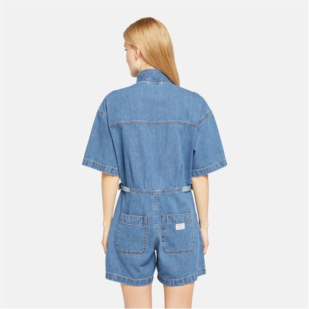 Blue Joke - Levis - Women's Short-Sleeve Surplus Playsuit