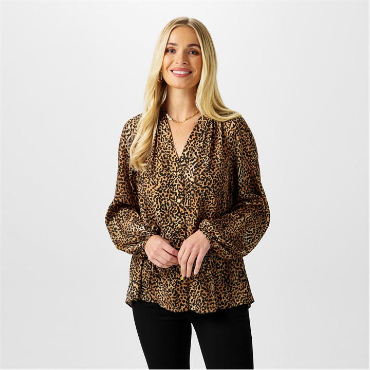 Biba Women's  Button Through Blouse in Size 10, Sports Direct