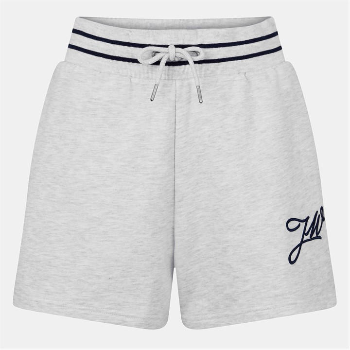 Jack Wills Women's Grey Jw Sport Stripe Fleece Jogger Shorts in Size 10, Sports Direct