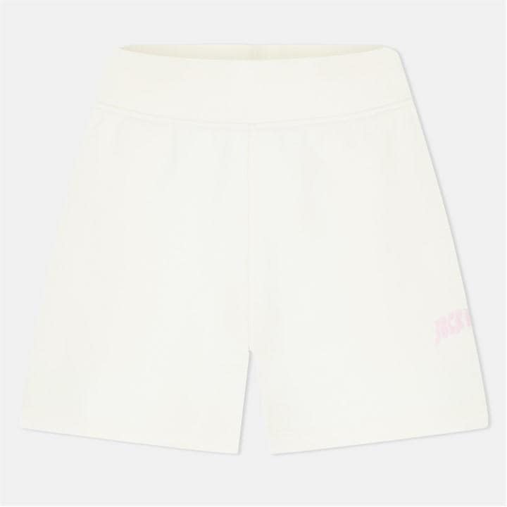 Jack Wills Women's White Graphic Fleece Jogger Shorts in Size 12, Sports Direct