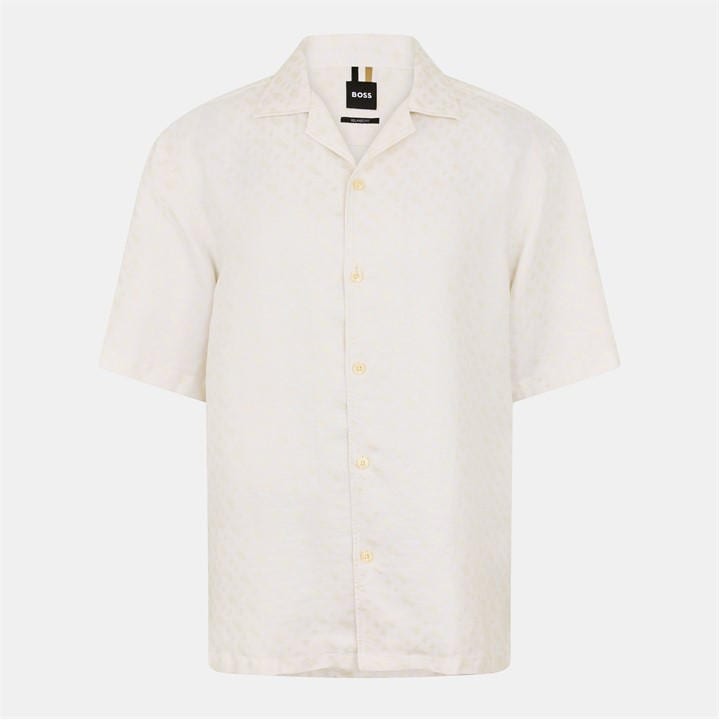 Boss Men's White C-Lars Short Sleeve Shirt in Size 2XL, Sports Direct