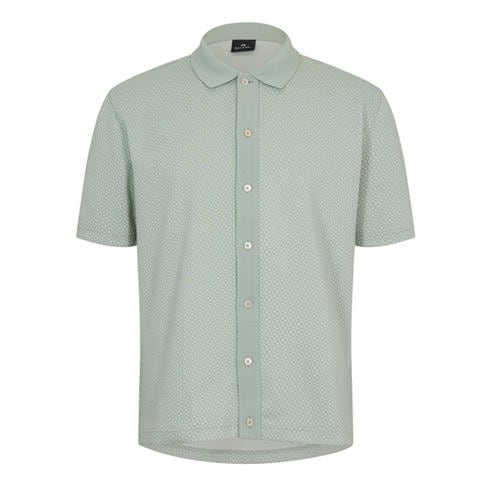 PS Paul Smith - Men's Button Front Short Sleeve Patterned Shirt