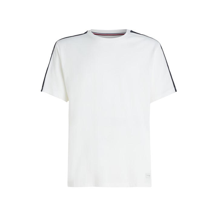 Tommy Hilfiger Men's White Short Sleeve T Logo in Size 2XL, Sports Direct