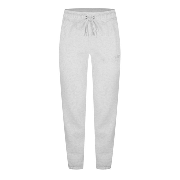 Dkny Women's Grey Closed Cuff Jersey Joggers in Size 12, Sports Direct