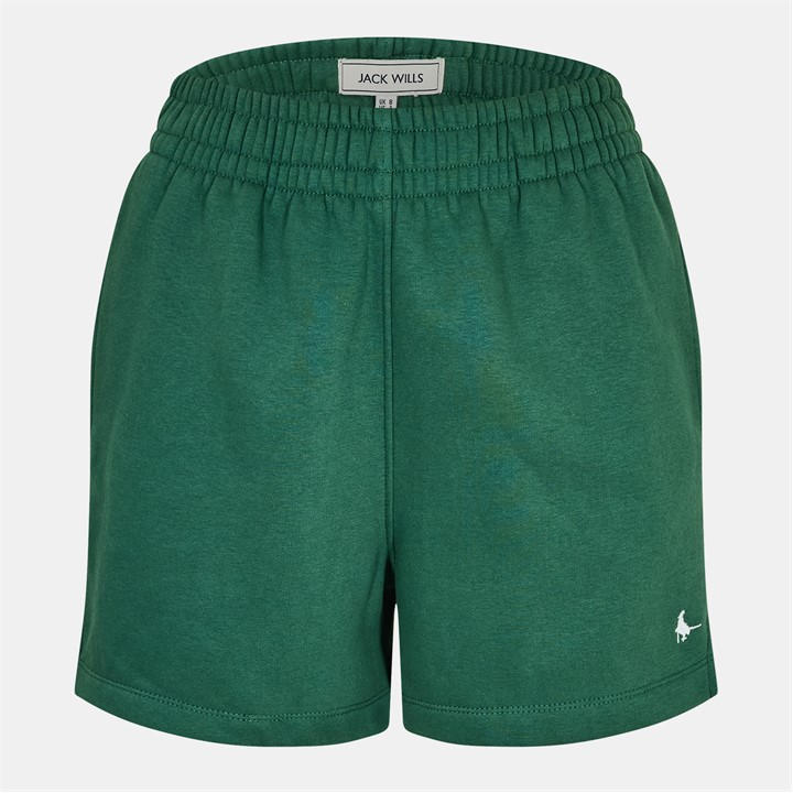Jack Wills Women's Green Astbury Boyfriend Short in Size 6, Sports Direct