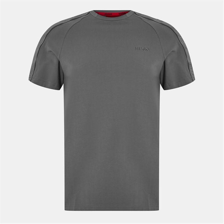 Hugo Men's Grey Sporty Tape T Shirt in Size XL, Sports Direct