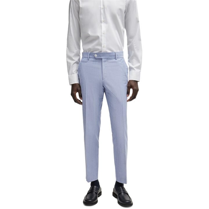 Boss Men's Blue H Genius Suit Trousers in Size XL, Sports Direct