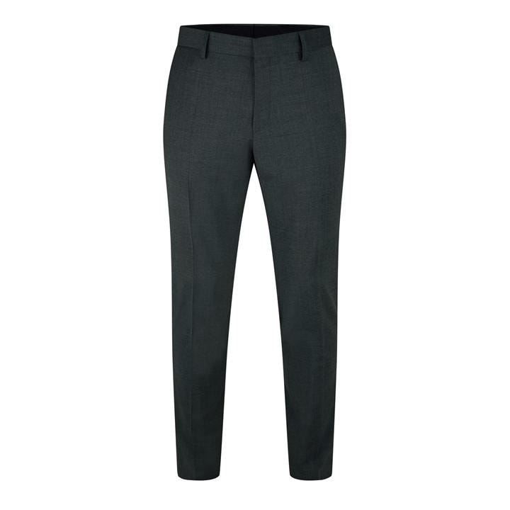 Boss Men's Grey Hbb Genius Suit Trousers, Tailored Fit in Size M, Sports Direct