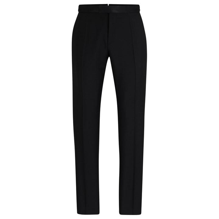 Boss Men' Black Gee Tux Camel Suit Trousers in Size S, Sports Direct