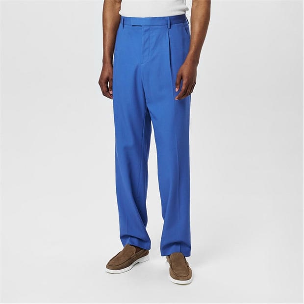 OBlue 489 - Boss - Men's Pris Virgin Wool Trousers