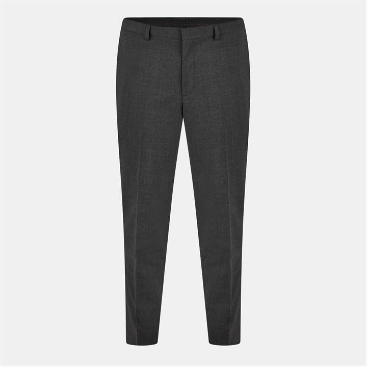Hugo Men' Grey Hesten Suit Trousers in Size S, Sports Direct