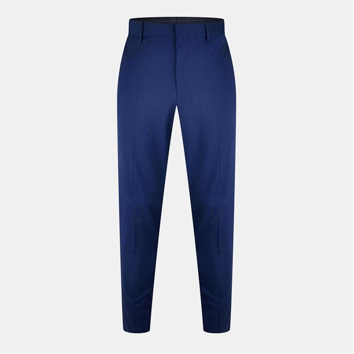 Hugo Men' Blue Hesten Suit Trousers in Size S, Sports Direct