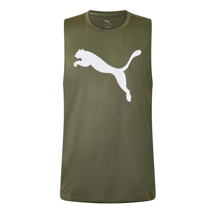 Puma Men's Green Tank Vest in Size 2XL, Sports Direct