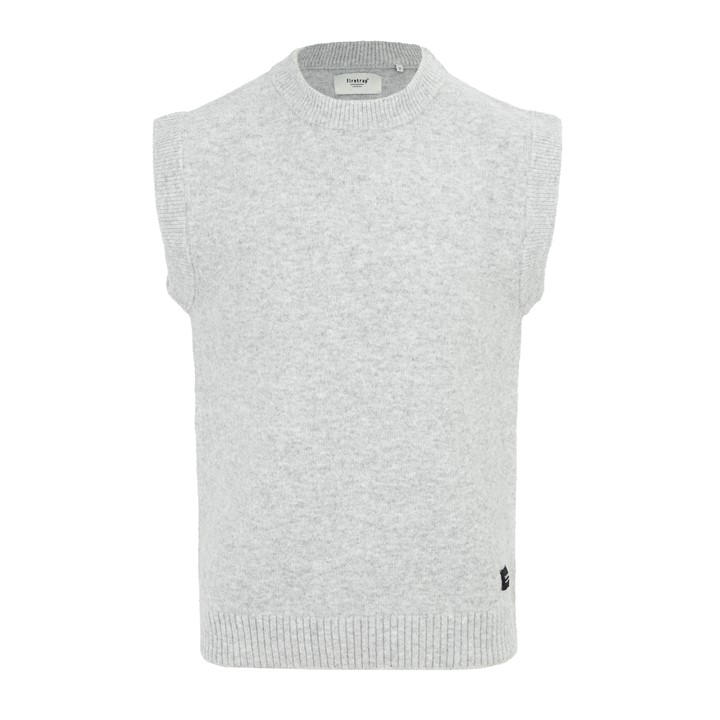 Firetrap Men's Grey Crew Neck Sleeveless Sweater Vest in Size XL, Sports Direct