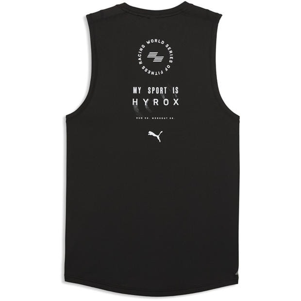 Black - Puma - Mens Puma Hyrox DryElite Training Tank Top