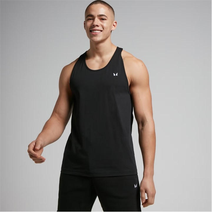 Myprotein Men's Cotton Performance Gym Vest - Black - Large - Image 2