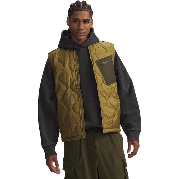 Under Armour Men' Green Heritage Training Vest in Size S, Sports Direct