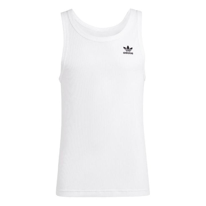 Adidas Originals Men's White Adidas Trefoil Esnt in Size L, Sports Direct