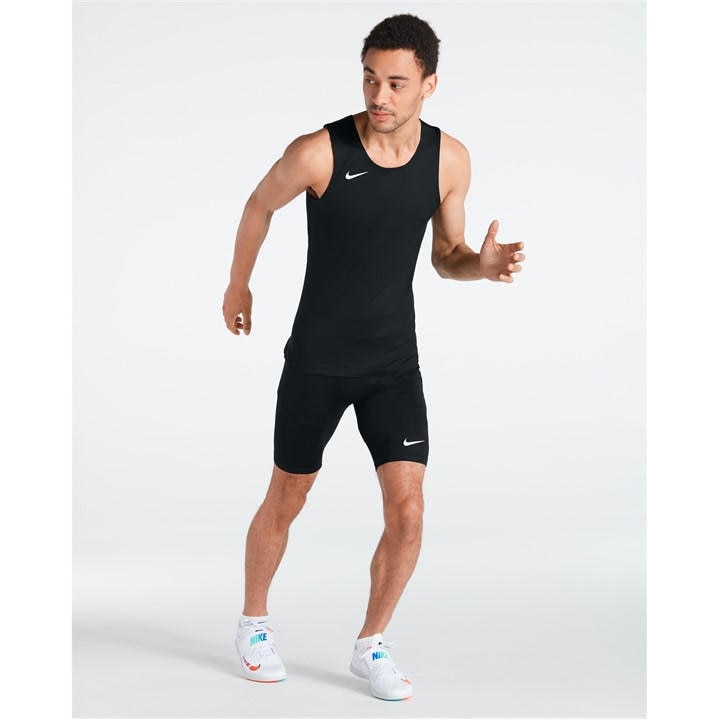 Nike Men' Black Performance Gym Vest in Size S, Sports Direct