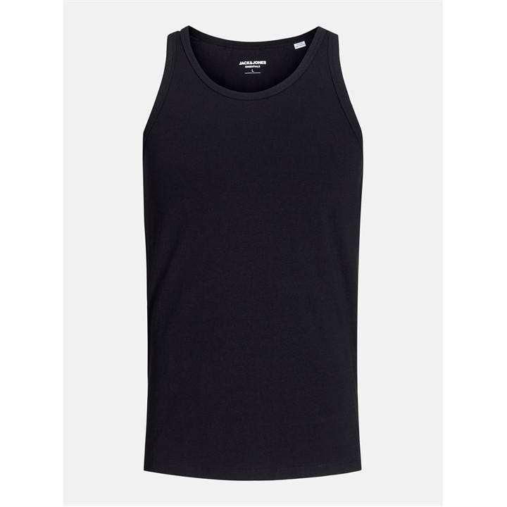 Jack And Jones Men's Black Sleeveless Vest in Size L, Sports Direct
