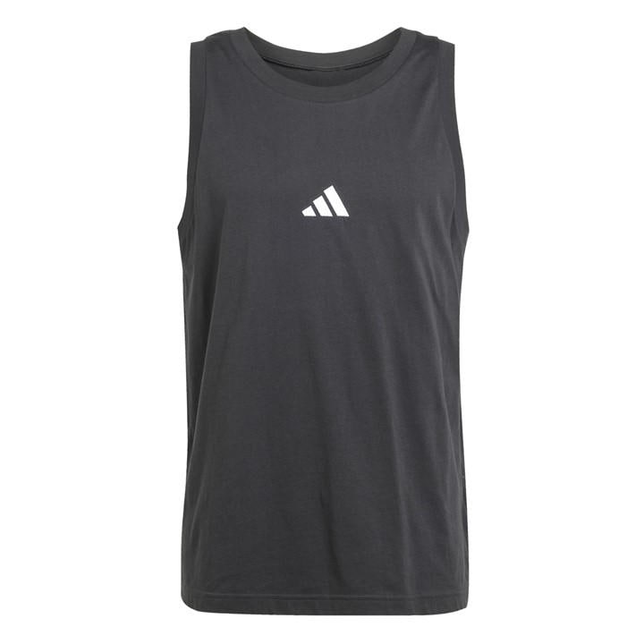 Adidas Men' Black Strappy Muscle Vest in Size S, Sports Direct