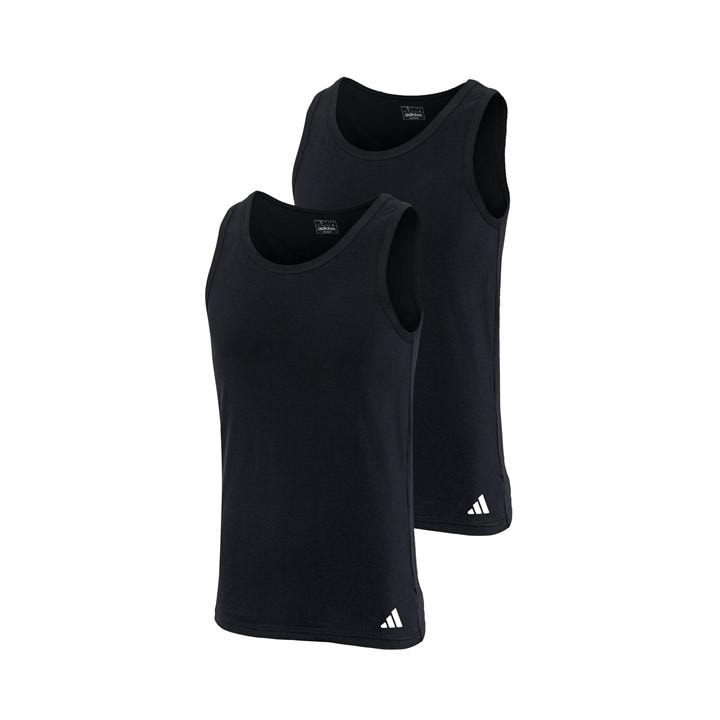 Adidas Men's Black Tank Vest in Size 2XL, Sports Direct