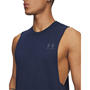 Academy/Gray - Under Armour - Left Chest Cut-Off Tank Men