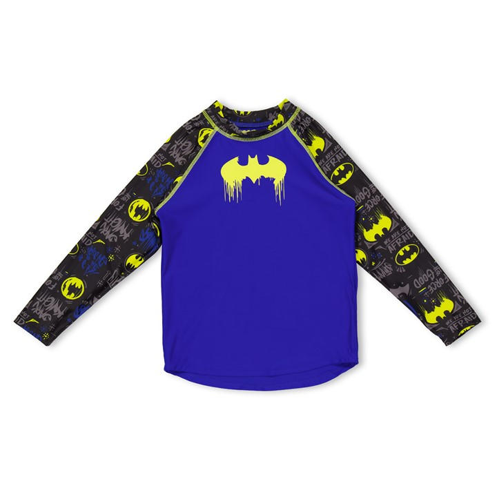 Zoggs  Kids Blue Batman Long Sleeve  in Size 7 - 8 Years, Sports Direct