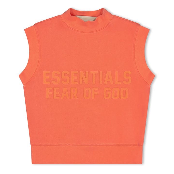 Fear Of God Essentials  Kids Pink ' Strappy Muscle Vest in Size 8 - 9 Years, Sports Direct