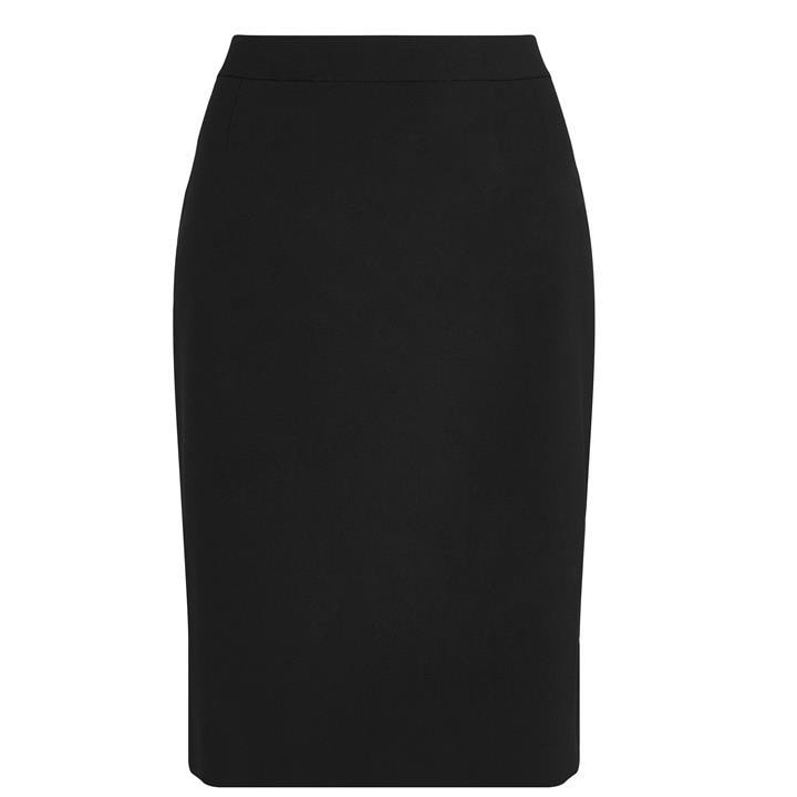 Boss Women's Black Vilea Pencil Skirt, Slim Fit in Size 4, Sports Direct