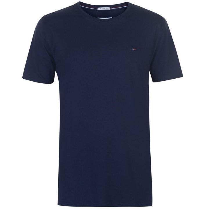 Tommy Jeans Men's Blue Original Crew Neck Tee in Size 2XS, Sports Direct