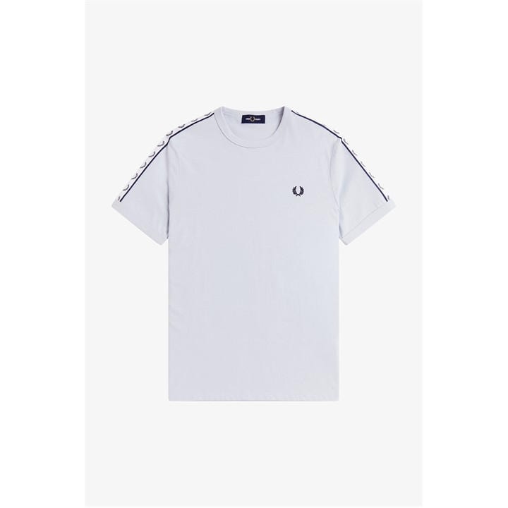 Fred Perry Men's Blue Tape Tee in Size L, Sports Direct