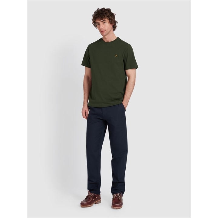 Farah Men's Green Regular Fit T-Shirt in Size XL, Sports Direct