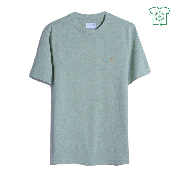 Farah Men's Green Regular Fit T-Shirt in Size M, Sports Direct