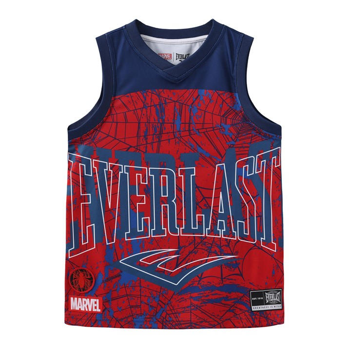 Everlast Boys Red Spiderman V-Neck Vest  in Size 9 - 10 Years, Sports Direct