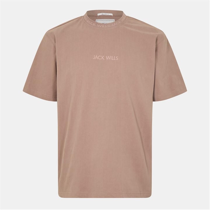 Jack Wills Men's Green Jacquard T-Shirt in Size L, Sports Direct