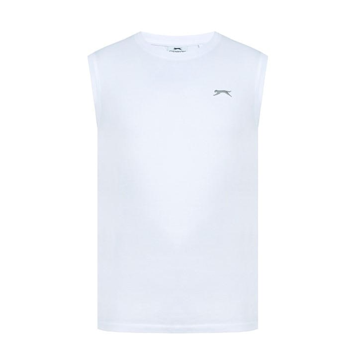 Slazenger Men's White Vest in Size 4XL, Sports Direct
