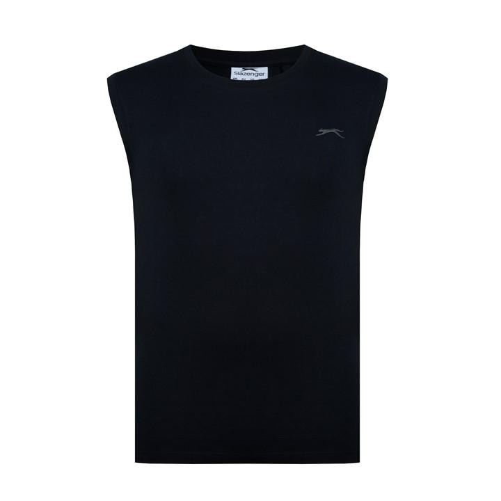 Slazenger Men's Black Vest in Size 4XL, Sports Direct