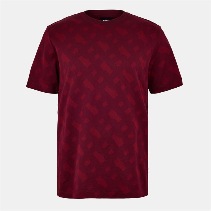 Boss Men' Red Tiburt Long Sleeve Polo in Size S, Sports Direct