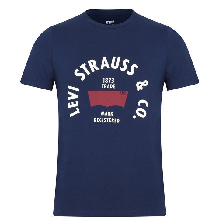 Levis Varsity Circle T-Shirt - Blue