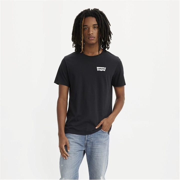 Levis Men's Black Icon T-Shirt in Size L, Sports Direct