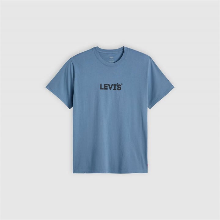 Levis Men's Blue Icon T-Shirt in Size XS, Sports Direct
